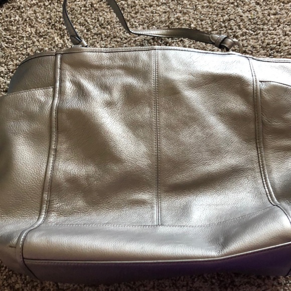 Bnwt coach pewter extra large tote - Picture 6 of 7